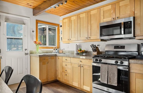 Big Bear Lake Cabin | Forest View Chalet + Forest Views + Hot Tub + A/C
