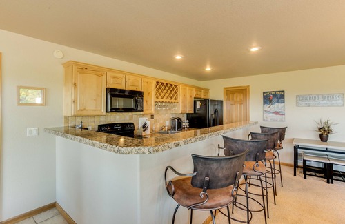 Southwest Colorado Springs Apartment | Forever views from every window.overlooking entire city and mountain ranges
