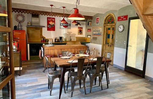 Brujas House | Former barn in typical Ardèche hamlet with private pool!