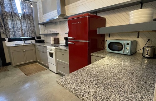 Mountain Home Apartment | Former car wash bay apt. Unique!
