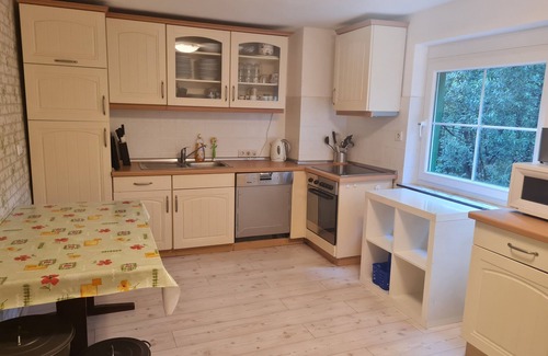 Schladern House | Former. Mill vacation home. Secluded location, close to nature, lots of space. Ideal for groups.