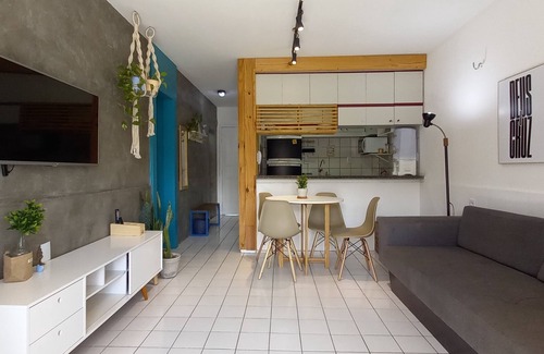 Antonio Diogo Apartment | Fortaleza Beach - Ground floor apartment with 2 bedrooms/Swimming pools/Air conditioning/Wi-Fi/Garage