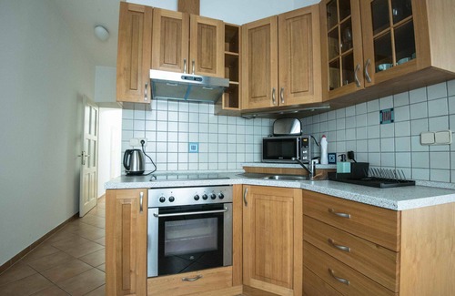 Prague 1 Apartment | Four bed studio apartment in ground floor with bathroom and kitchen