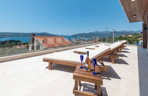 Tivat Villa | Four - Bedroom Villa with Sea View and Private Pool