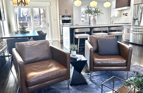Glen Cove House | Four Levels of Family-sized Stylish Living w/game rm, patio and large backyard