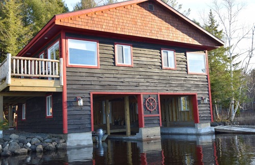 Tupper Lake Cabin | Four seasons Boathouse on Tupper Lake