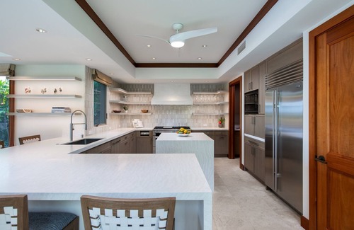 Kaupulehu House | Four Seasons Hualalai private 4 bedroom home with 2 golf carts & Ocean View