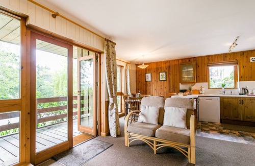 Minehead Cabin | Four star Lodge with two bedrooms and bathrooms, fabulous views yet close to pubs and beach