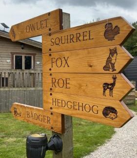 Storwood House | Fox Lodge at Owlet Hideaway - with Hot Tub, Near York