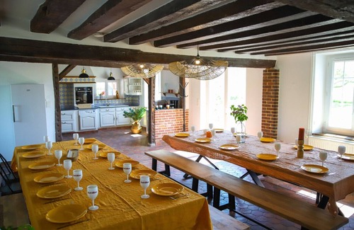 Fessanvilliers-Mattanvilliers Villa | So Villa Vallée (28) - Swimming pool - Basketball - 1h30 Paris - 36p.