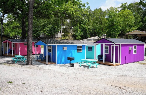 Sunrise Beach Cabin | Franky and Louies Blue Cabin 2