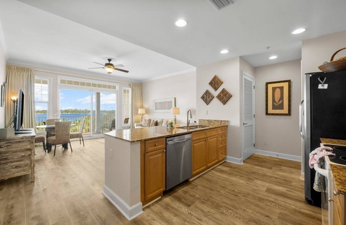 Upper Grand Lagoon Condo | FREE Daily Golf! Reflections 506 Amazing Views, Heated Resort Pool & Hot Tub!