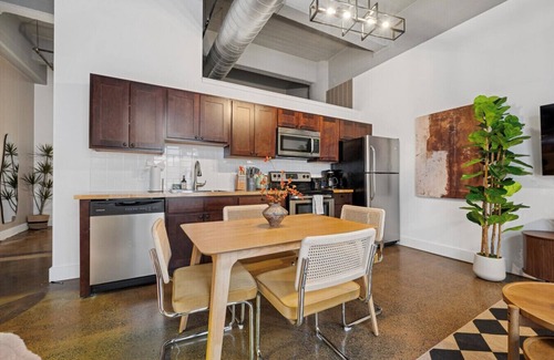 Brewerytown Apartment | Free Parking, Gym, Rooftop, Game Room | Vive Loft