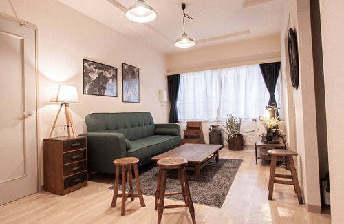 Higashi Apartment | Free parking Nice old furniture room max 6 people WIFI B2 - NEXT Sapporo No 9 202 / Sapporo Hokkaidō