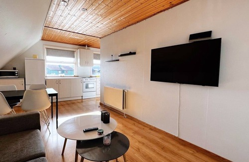 Hoyvik Apartment | Free parking, one-bedroom apartment in Hoyvík