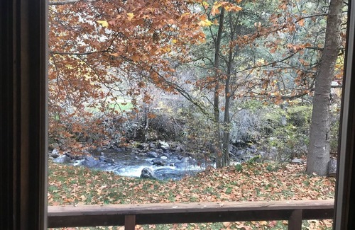 Riggins Cabin | French Creek Inn. Creekside Cabin with Fire Sauna