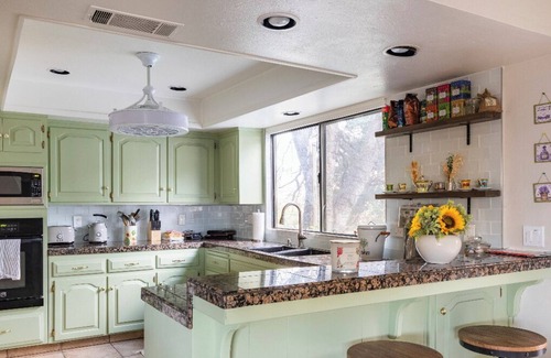 Springville House | French farmhouse with pool, sauna, and amazing views, secluded on 5 acres.