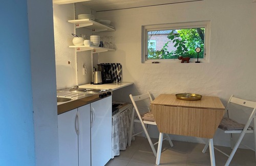Tommarp Cottage | Fresh and comfortable farmhouse in idyllic village environment in Österlen. Private sunny patio
