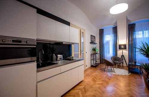 Hradcany Apartment | Friday Songs' Luxurious 1 bedroom Apartment by Charles bridge and Prague Castle.