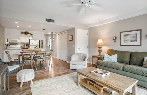 Saint Helena Island Condo | "Frippside" Villa: Poolside Retreat Steps from Beach, Dining, and Fun on Fripp Island!