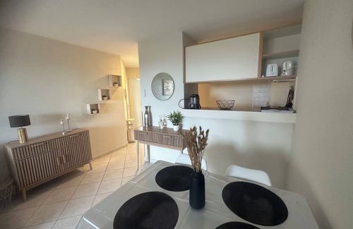 Canet-Plage Apartment | Front de Mer Magnificent 2-bedroom garden apartment in pedestrian zone.