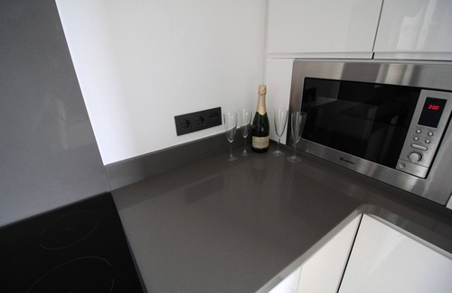 Moraira Town Centre Apartment | Front Line Moraira Marina Apartment With Stunning Sea Views, A/C , WiFi
