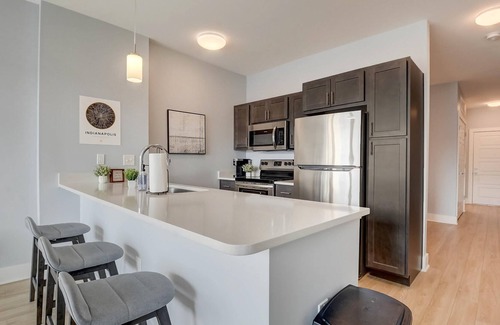 Cole-Noble District Apartment | Frontdesk | Studio Apt near White River State Park