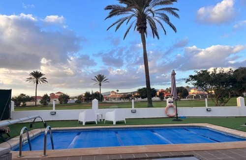 Caleta de Fuste Villa | Frontline villa with private pool on La Estancia, Calle Lago Mayor