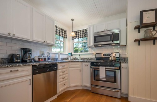 Lake Lure Cottage | Full Bloom: Lake Cottage with Hot Tub, Walkable to Lake Lure Beach, Marina and Chimney Rock Village!