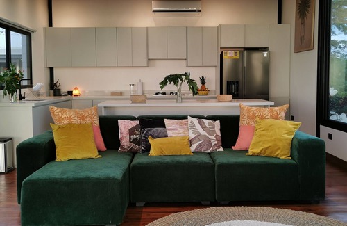 Santa Teresa Boat Rental | Full Ocean View Glass House. Fully Equipped Kitchen, AC, 100mb wifi, TV