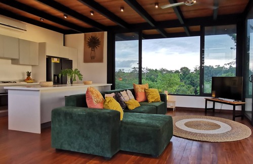 Santa Teresa Boat Rental | Full Ocean View Glass House. Fully Equipped Kitchen, AC, 100mb wifi, TV