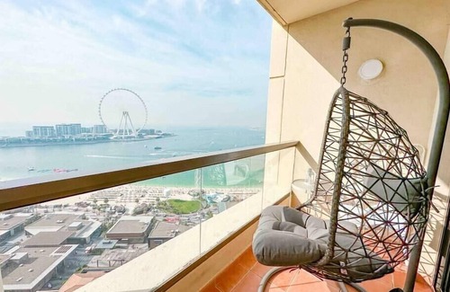 Trade Centre 1 Apartment | FULL SEA VIEW, 2BR-High Floor , POOL, BEACH, JBR