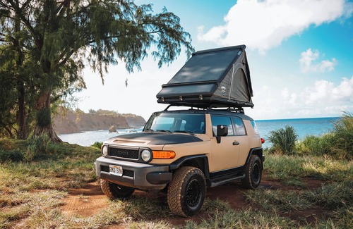 Kalaoa House | Fully Decked Lifted 4WD Tan FJ Cruiser!