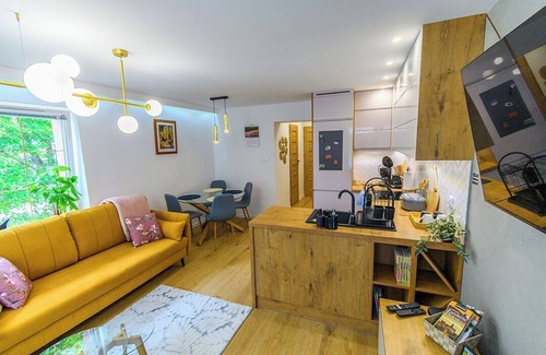 Szczawno-Zdroj Condo | Fully equipped flat near Książ Castle, Szczawno-Zdrój, kitchen, AC,WIFI, parking