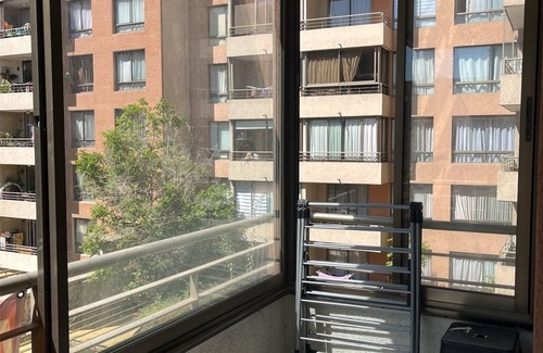 Downtown Santiago Apartment | Fully equipped furnished apartment steps from metro Line 1 Alameda downtown Stgo.