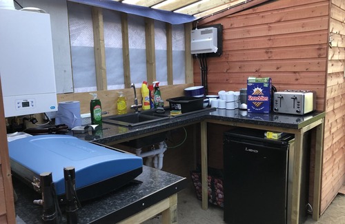 Truro Cabin | Fully Furnished Glamping (Benson) - private bathroom, excellent central location