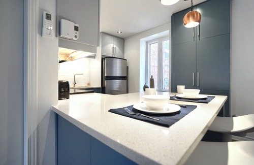 Gay Village Apartment | Fully furnished Home Downtown near Beaudry metro station with private terrace