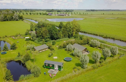 Enumatil Ski Chalet | Fully mobilized, luxury safari tent, sleeps 6, separate private bathroom