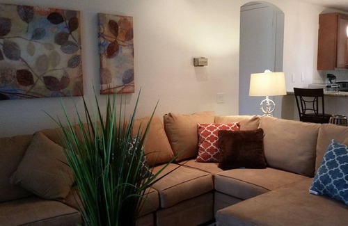 Palm Springs Condo | Fully renovated two master bedroom condo! Steps to pool at Desert Princess