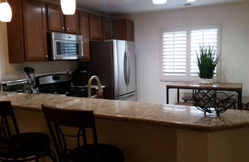 Palm Springs Condo | Fully renovated two master bedroom condo! Steps to pool at Desert Princess
