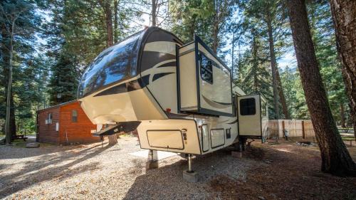 Bayfield House | Fully Setup RV for Glamping #27 at Blue Spruce RV Park & Cabins