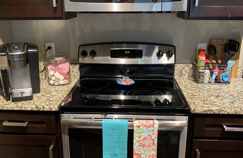 Overland Park Apartment | Fully Stocked Apartment, Close to Everything!