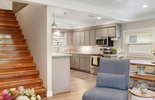Conroe House | Fun lake inlet house. 2bd upn1bd down. Living areas and kitchens up & down