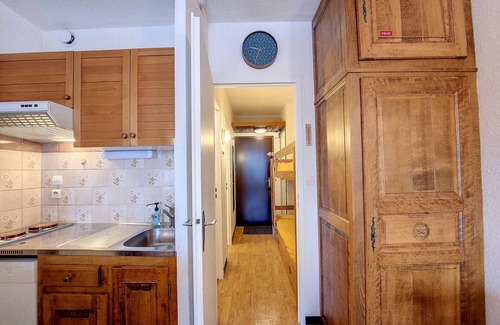 La Rosiere Apartment | Functional Studio Near Shops and Slopes with Balcony and Mountain Corner