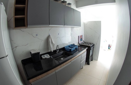 Itapoa Apartment | Furnished apartment with 2 bedrooms, 200m from the beach, air conditioning, wi-fi.