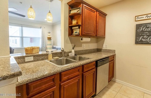 Biloxi Condo | Furnished beachfront condo near Keesler. Wifi included. Cypress Cove 213