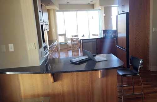 Edmonton Apartment | Furnished Executive Hi Rise Condo - Longterm rental - On Southside River Valley