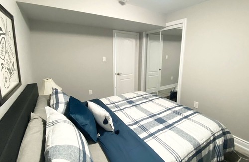 Central Erin Mills Apartment | Furnished & fully stocked 2 bed, 1 bath legal basement apartment in Erin Mills