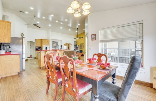 Pahrump House | Furnished Patio: Pet-Friendly Home in Pahrump!