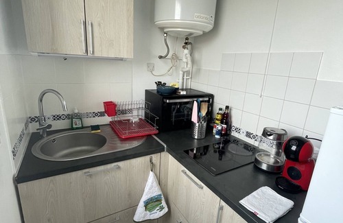 Elancourt Apartment | Furnished studio, modern decor, quiet location.